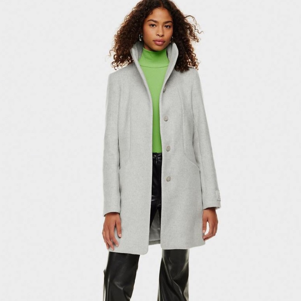 Aritzia cacoon wool grey coat